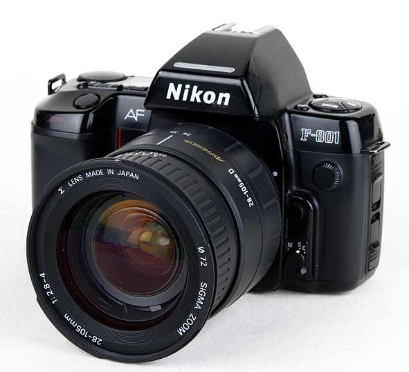 Appareil Photo Reflex Nikon F-801 (F801) – 35mm – Argentique – État Fonctionnel & Cosmetique Correct